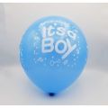 ITS A BOY LATEX BALLOONS ( PACK OF 50 BALLOONS ). 