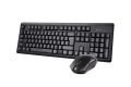 A4Tech 4200NS - NEW ARRIVAL - 2.4G Wireless Keyboard Mouse Combo Set - Silent Clicks Mouse - For PC/Laptop - Black. 