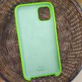 Neon Green Silicone Back Cover for iPhone - Anti-Shock, Soft Case for All iPhone Models. 