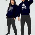 Pack of 2 COUPLE TRACK SUIT  WINTER COLLECTION  Good quality  COMPLETE SUIT  HOODIS+TROUSER. 