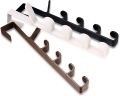 5 Level Over Door Hook for Hanging Coat Hangers, Hats, Purses, Backpacks, Purses, Jackets and Other Items. (1 Piece). 