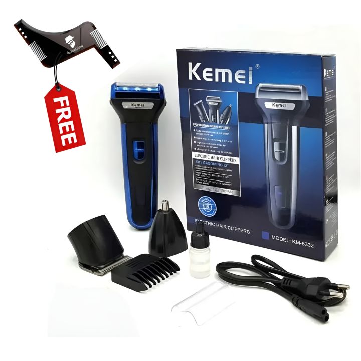 3 In 1 Rechargeable Shaving/Trimmer Machine - Mens Grooming Kit Hair Removal machine for men Clipper -High Quality Trimmer