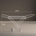 Folding Wet Cloth Dryer Stand Cloth Hanging Stand  (Compact Cloth Dryer Stand). 