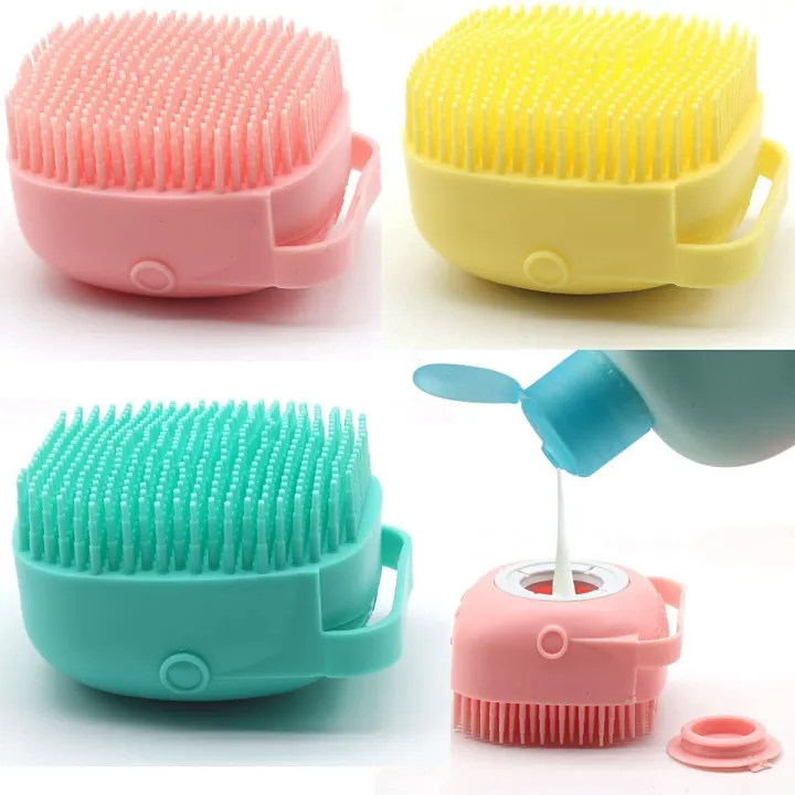High%20Quality%20Silicon%20Bath%20Body%20Brush,%20Exfoliating%20Body%20Scurb%20Brush%20with%20Soap%20Dispenser,%202%20in%201%20Ultra%20Soft%20Bath%20Sponge%20Shower%20Brush%20and%20Body%20Massager,%20Baby%20Shower%20Brush,%20Shampoo%20and%20Gel%20Dispenser,%20Loofah%20Brush,%20Body%20Cleaning%20Scrubber%20for%20Man,%20Women%20and%20Chi%20-%20Image%202