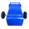 Outdoor Garbage Bin with Wheels - 100 Liters - Large Industrial Dustbin - Wheeled Street Waste Bin - Trolley Type - High Quality Plastic. 