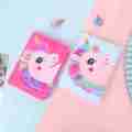 CUTE DIARY, PLUSH FURRY NOTEBOOK DIARY, UNICORN DIARY. 