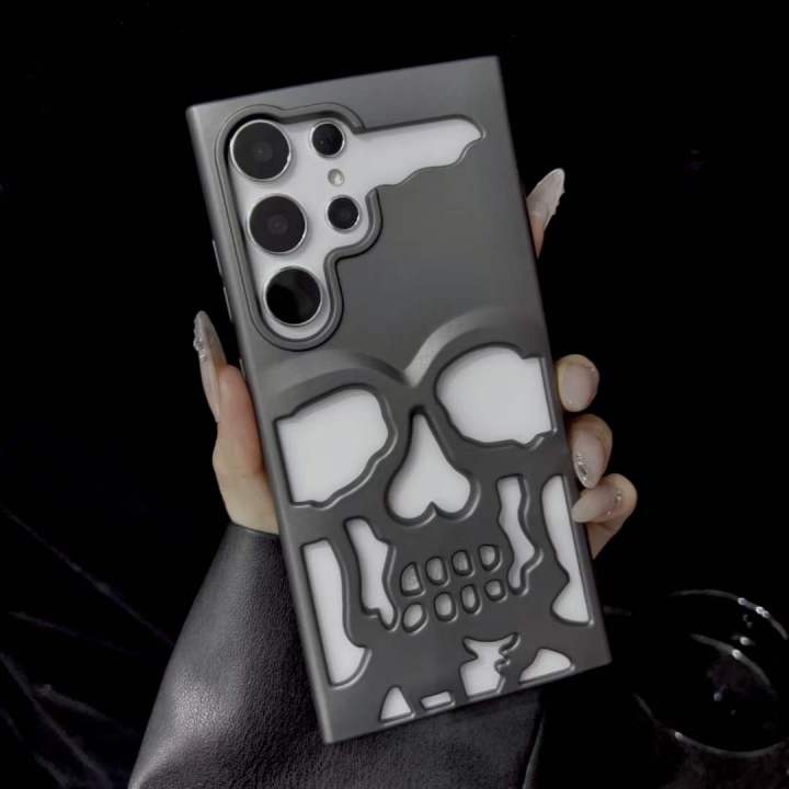 HOCE Hollow Skeleton Matte Phone Cases For Samsung Galaxy S25 S24 S23 Ultra Plus Case Ultra Thin Slim Hard PC Back Cover