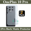 OnePlus 10 Pro Soft Skin Fiber Sheet Back Matte Protector For OnePlus 10 Pro - 2Pcs. 