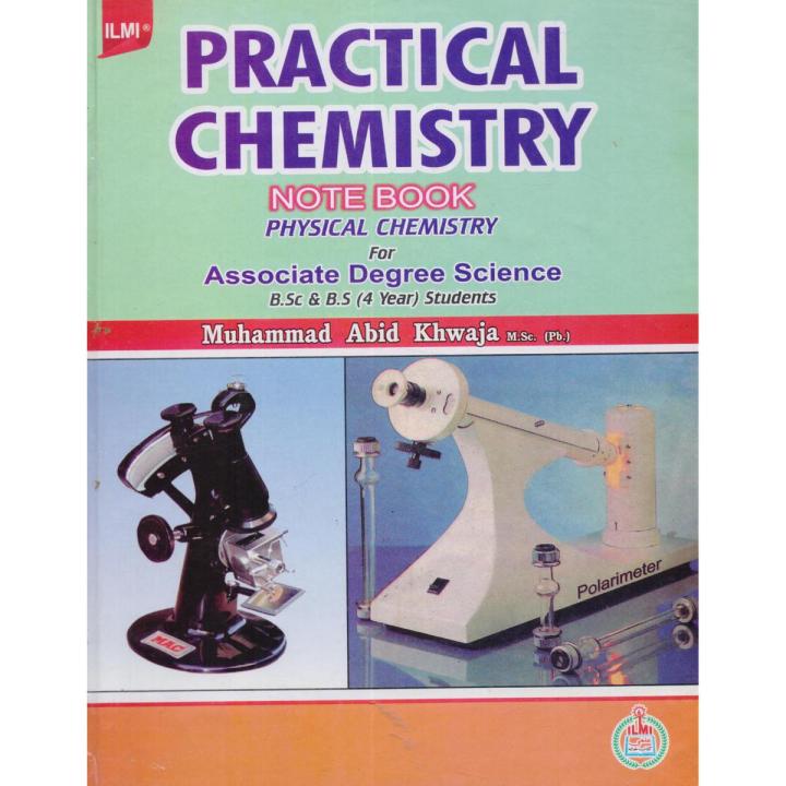 ilmi Practical Chemistry Note Book Physical Chemistry