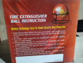 Fire Extinguisher Ball and Smoke Detector AFO. 