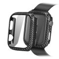 PC Carbon Fiber Frame Watch Case For Apple Watch Series 9 / 8 / 7 45mm. 