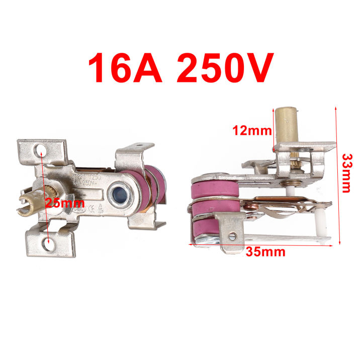 1pc Thermostat Temperature Switch KST168 Bimetal 16A 250V AC For