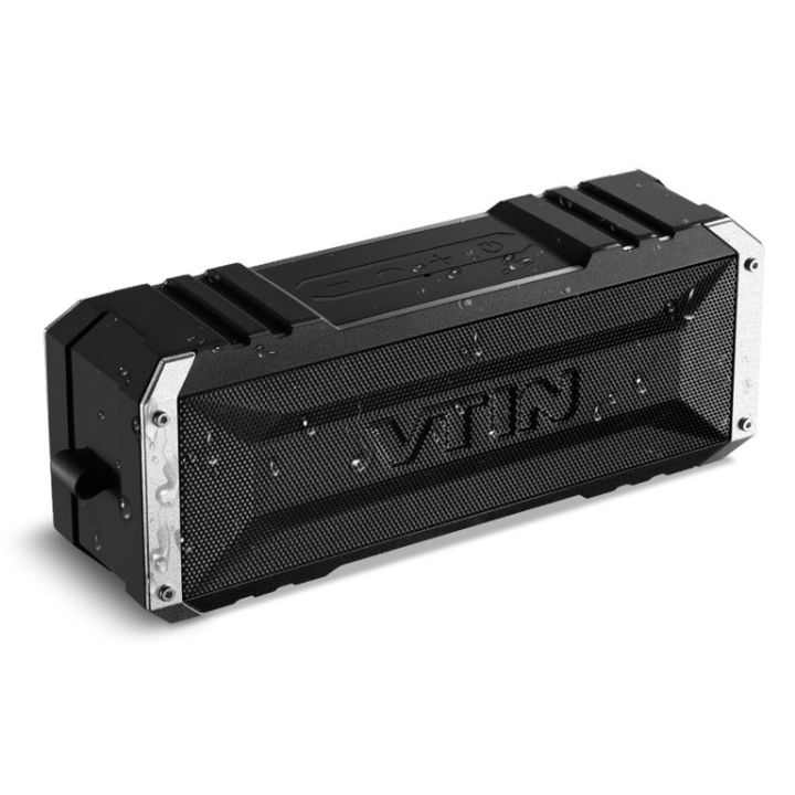 Vtin Premium Stereo Bluetooth Speaker 20W Outputfrom Dual 10W Drivers, with A Passive Radiator, Portable Wireless Speaker with 20hrs music time