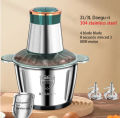 Heavy Duty  Stainless Steel Electric Meat Mixer Grinders with Bowl for Heavy Kitchen Food Chopper Mixer, Meat, Vegetables, Onion Slicer Garlic Slicer Dicer Food Processor (2L). 