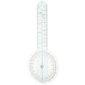 Physio Clear Plastic Goniometer Angle Ruler Joint Bend Measure Measuring Medical. 