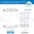 Rotating Cosmetic Storage Box 360 Degree Rotary Acrylic Makeup Organizer Adjustable Cosmetic Storage Display Case for Women Girl Makeup Storage A&AE- 1Pc Rotating Makeup Organizer Space Saving Cosmetic Organizer Makeup Holder Makeup Storage Case. 