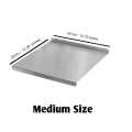 Food grade Cutting Board,Stainless steel Chopping board with lid,counter edge Board in 3 size Dough board non slip counter cutting board with lip. 