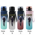 Jujutsu Kaisen Peripheral Cartoon Animation Water Bottle Sports Plastic Student Children Large Capacity 650ml Water Cup. 