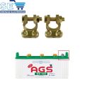2PCS 200A Battery Terminal Brass + Steel Universal Auto Metal UPS Battery Terminals. 