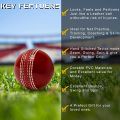 Pro Play Essentials: 5RIDGE 3PCS Soft & Safe Cricket Training Balls - Real Stitched Seam for Ultimate Bounce, Swing & Spin Mastery. 