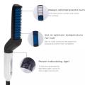 Multifunctional Hair Comb Brush Beard Straightener Hair Straighten Straightening Comb Hair Curler Quick Hair Styler For Men. 