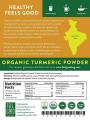 Organic Turmeric Root Powder - 16oz Resealable Bag (1lb) - 100% Raw w/Curcumin From India - by Feel Good Organics  by Feel Good Organics. 