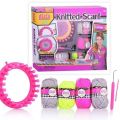 Girls Creator Knitted Scarf Maker Crochet Toy Set for Girls – Multi Color. 