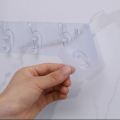 5 in 1 Seamless Heavy Duty Strong Sticky Hooks Strip for Wall Hanging Multipurpose Double Sided Self Adhesive Transparent and Waterproof Wall Sticking Hanger. 