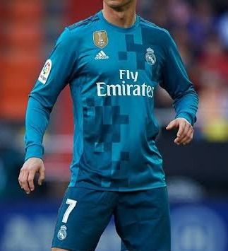 RONALDO REAL MADRID  FOOTBALL SOCCER blue JERSEY
