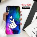 Vivo_Y90 Pouch Case - Heart Ladies Girl Love Soft Back Cover Case. 
