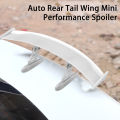 Mini Rear Wing Spoiler Carbon Fiber Texture Mini Rear Wing Spoiler Car Refitting Tool. 