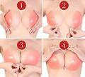 Strapless Adhesive Reusable Invisible Ultra-Thin Silicone Stick on Push up Bra. 