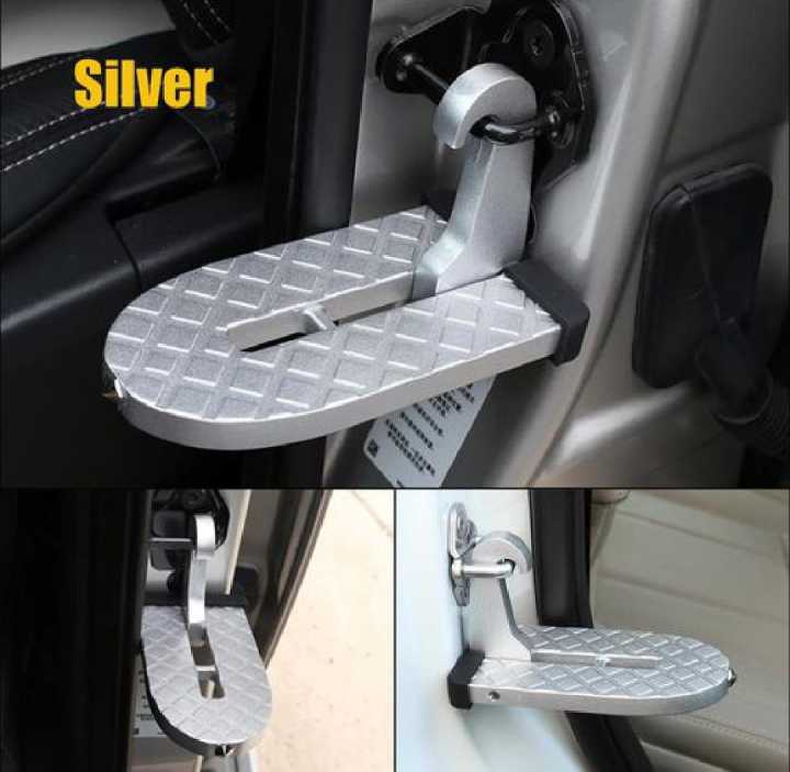 Car Door Foot Step Pedal Aluminum Alloy Auto Latch Hook Foot Pedal Car ...
