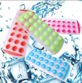 Silicone ICE CUBE Tray Freeze Ball Mold Bar Jelly Pudding Chocolate Mold Maker,18 Round Shaped Random. 