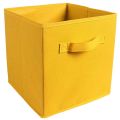 Square Foldable Storage Cubes Organizer Basket Bin 10 x10 x10 Inch Storage Boxes Storage Container with Handles for Travel Moving Toy Storage Box. 