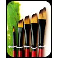 Angular Royal Art Paint Brush Set of 5 - High Quality Brushes. 