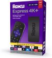 Roku Express 4K+ 2021 | Streaming Media Player HD/4K/HDR with Smooth Wireless Streaming and Roku Voice Remote with TV Controls, Includes Premium HDMI® Cable. 