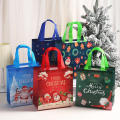 Festive Party Favor Bags Christmas Party Handbag Party Candy Gift Bag Christmas Gift Bag Non Woven Fabric Bag. 