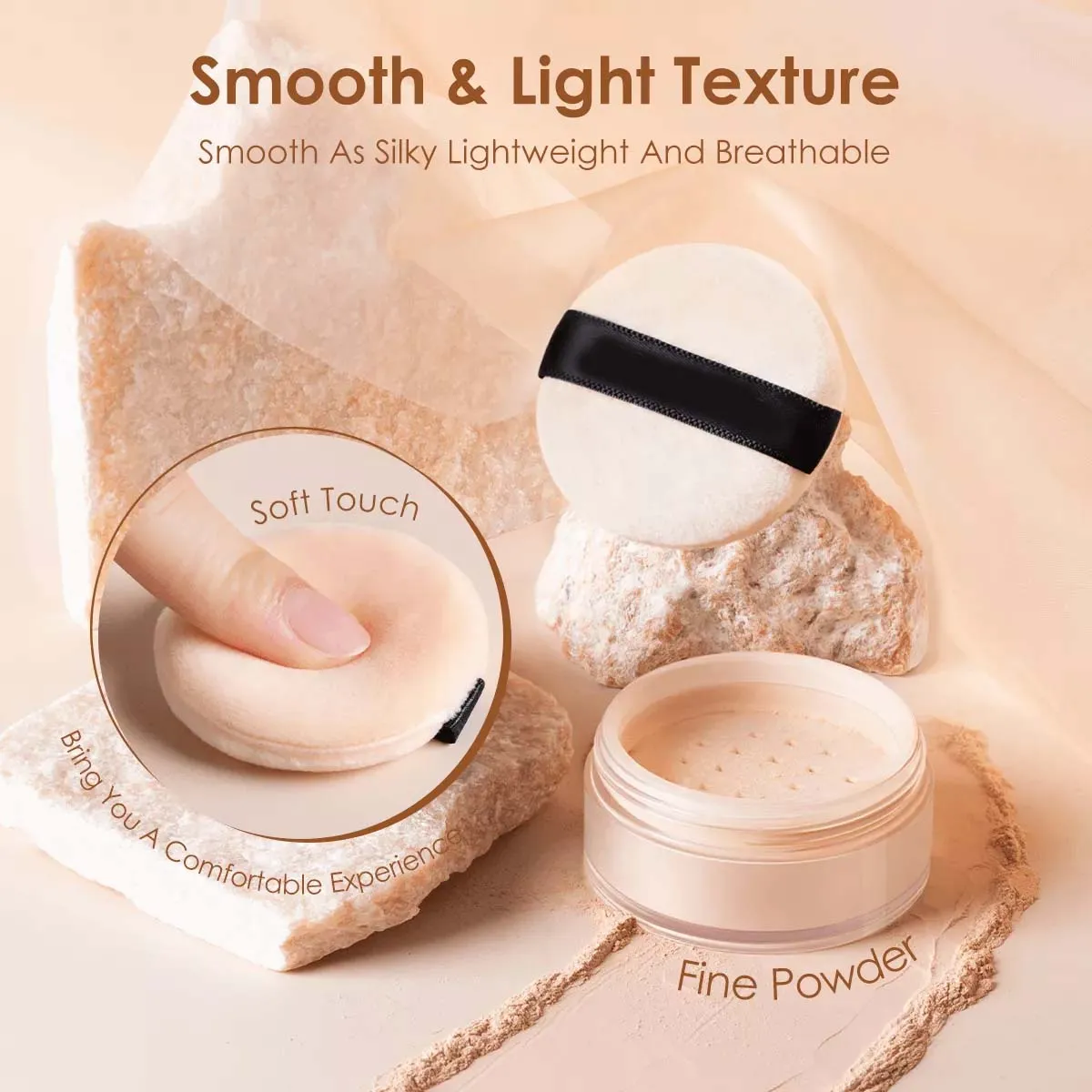 Uptown LA Professional Makeup Fixing Powder – Long-Lasting, Matte Finish & Shine Control