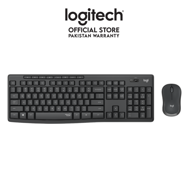 Logitech MK295 Silent Wireless Keyboard and Mouse Combo