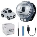 Mini RC Car Watch Toys 2.4GHz Remote Control Racing Car Toys USB Charging Long Distance Infrared Remote Control Sensing Car with Light. 