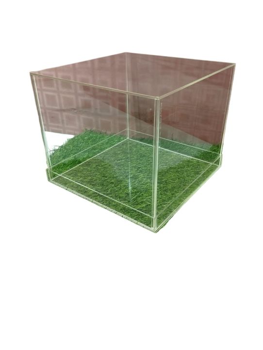 Gift box Acrylic Plastic For 2 pound Cake 10x10x8 inch size