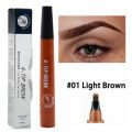 TINT MY 4-TIP BROW Liquid Eyebrow Pencil Waterproof Microblading Fork Tip Fine Sketch Eye Brow Tattoo Tint Pen Korean Cosmetics Feeoi Freeio. 