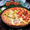 Pizza Tray Non-Stick Bake Ware Round Shape Plate Carbon Steel Pizza Pan Baking Mold Cake Used in Microwave Oven OTG Baking Tools Black. 