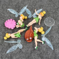 4pcs/Set 3-10cm Princess Tinkerbell Tinker Bell Beautiful Faery Fairy Elf Flower Elves PVC Action Figure Mini Model Toys Dolls. 