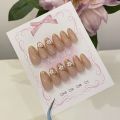 Menggh  PK （Buy 3, get 1 free）24Pcs Acrylic False Nails Set （Please check the product details page before placing an order）. 