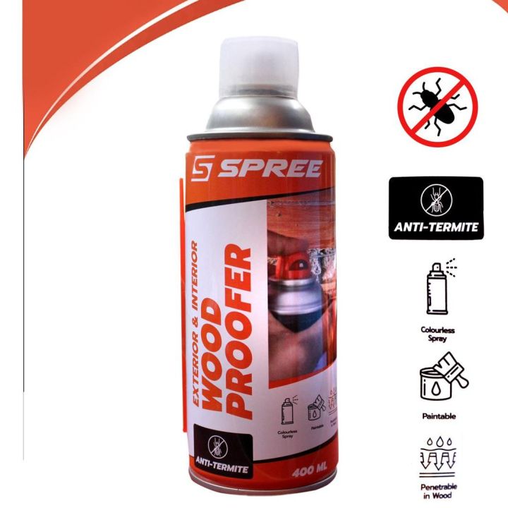 SPREE Wood Proofer & Termite Killer 400ml – Instant Kill Formula