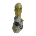 Vintage Santa Claus In The Moon ,Ceramic Christmas Figurine. 
