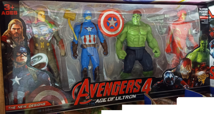 Avengers 4 Toys Full Set Age of Ultron New Design