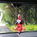 Deadpool Doll Ornament Lovely Chic Swing Design Cartoon Decorate PVC Deadpool Car Hanging Ornament for Car. 